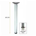 Pata Metálica 83 cm para Mesa o Barra de Cocina