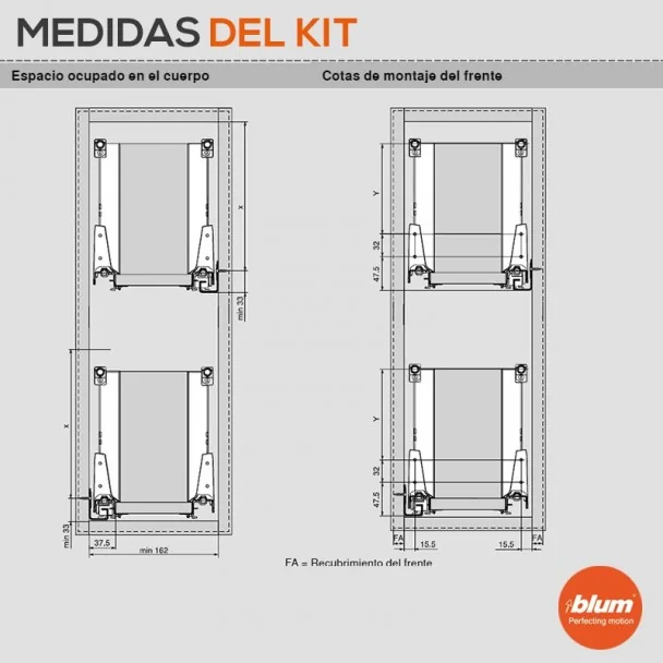 Módulo Extraible Almacenaje Tandembox para Mueble de Cocina