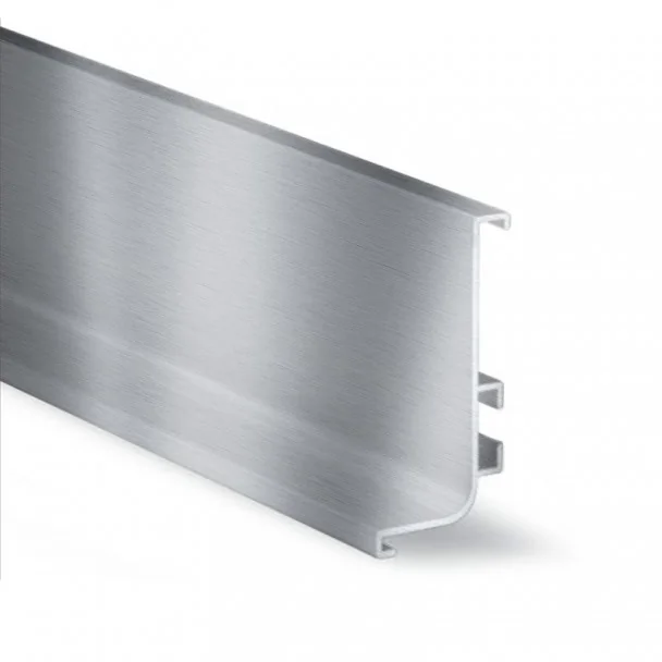 Perfil Sistema Gola Horizontal Superior Inox 8006