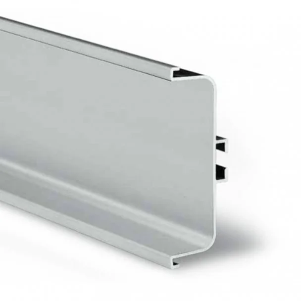 Perfil Sistema Gola Horizontal Intermedio Aluminio 8007