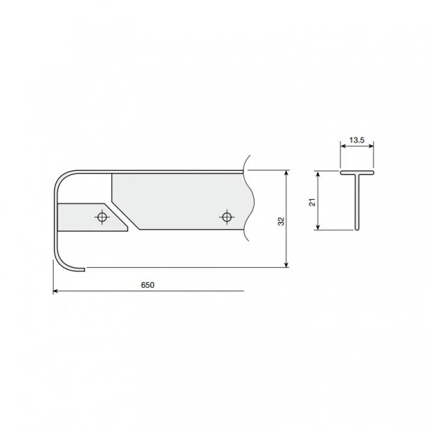Prolongación de Encimera Post-formada de 4 cm