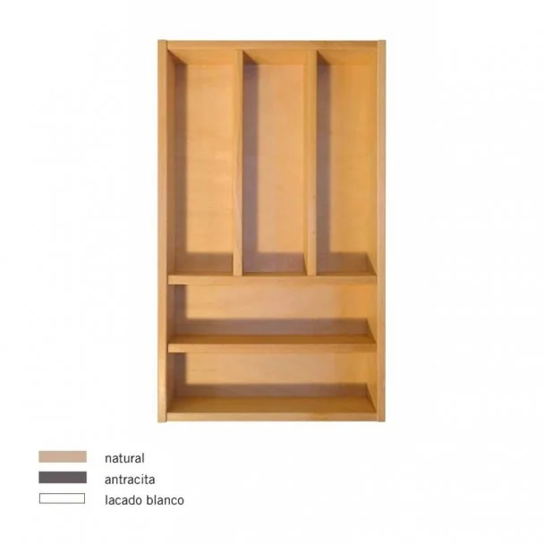 Cubertero Madera Cajón Cube
