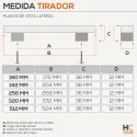 Tirador 4772 Acero Inoxidable Cocina