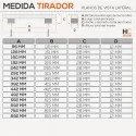 Tirador 2334 Acero Inoxidable Cocina