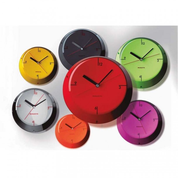 Reloj de Pared 33 cm Glamour Colores