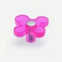 Pomo 3518 Cromo Mate con Resina Colores