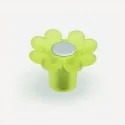 Pomo 3524 Cromo Mate con Resina Colores
