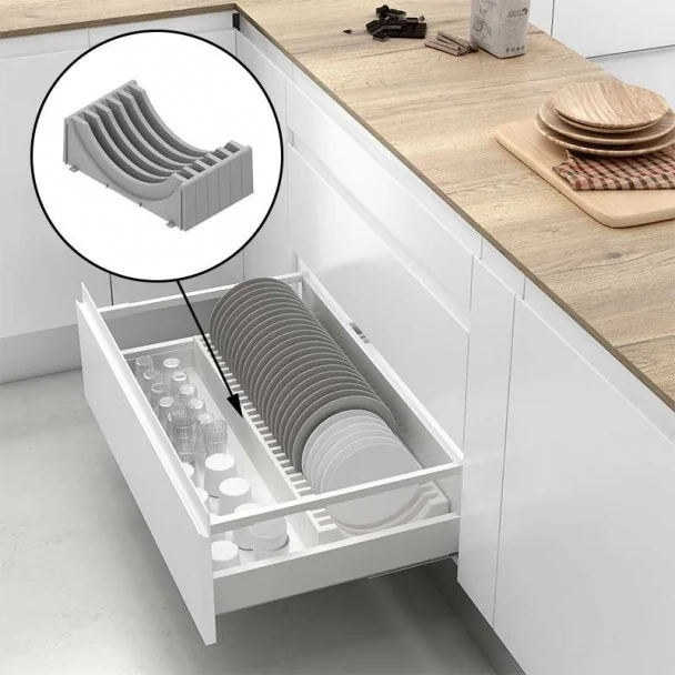 Soporte Platos Cesto Multiuso Cajón Cacerolero Línea Compact
