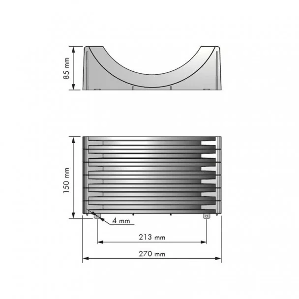 Soporte Platos Cesto Multiuso Cajón Cacerolero Línea Compact