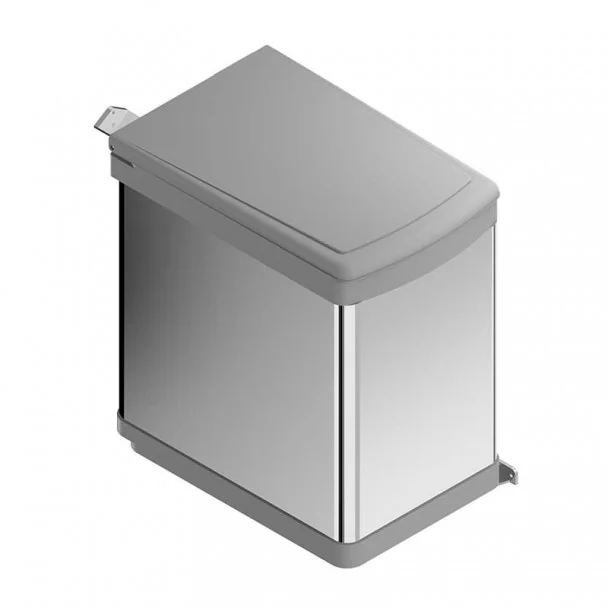 Cubo Basura Rectangular Inox 21 L
