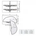 Bandeja Deslizante Mueble Rincón Cocina Línea Compact