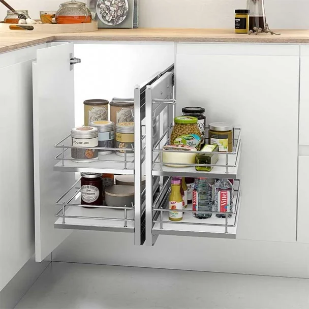 Bastidor Extraíble Rinconero Articulado Compact Cromo