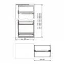 Kit Bastidor Columna Extraible Línea Compact