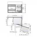 Kit Bastidor Extraible Articulado Mueble Rincón Línea Plus F