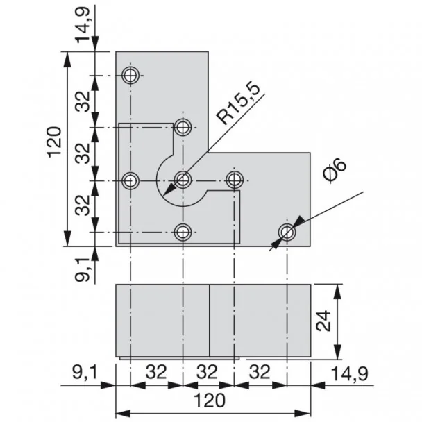 Pie Nivelador para Mueble - Alumix8 Emuca (20 uds)