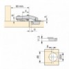 Bisagra Brazo Angular 90º con Freno y Excéntrica Emuca X91 Euro (10 uds)