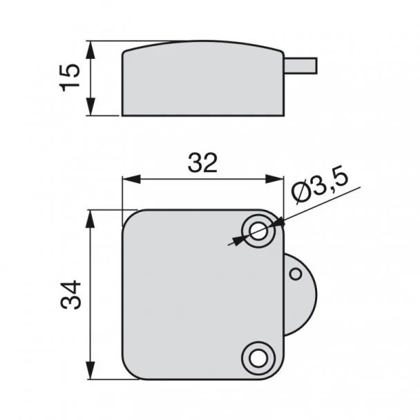 Interruptor Automático para Puertas de Armarios