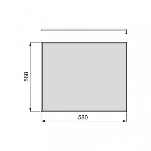 Protector de Aluminio para Fondo de Mueble de Cocina