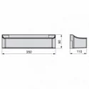 Juego de Bandejas 350 mm de Almacenaje Auxiliar para Mueble