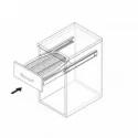 Tabla de Planchar Telescópica Iron para Mueble de Cocina