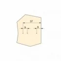 Pistón Amortiguador para Puertas Mildy (10 uds)