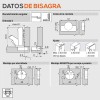 Bisagra 155º Gran Ángulo Blum para Puertas de Cocina
