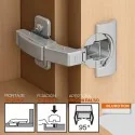 Bisagra 95º con Freno Blumotion de Blum para Mueble Falso Rincón Interior de Cocina