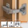 Bisagra 95&ordm; con Freno Blumotion de Blum para Mueble Falso Rinc&oacute;n Solapado de Cocina