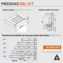 Cajón Blanco 30 kg Tandembox Antaro M