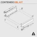 Cajón Gris 40 kg Legrabox Pure M