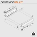 Cajón Gris 70 kg Legrabox Pure M