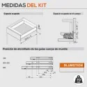 Cajón Gris 70 kg Legrabox Pure M