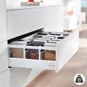 Cacerolero Blanco 30 kg Blum Tandembox Antaro D para cocina