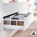 Cacerolero Blanco 65 kg Blum Tandembox Antaro D para Cocina