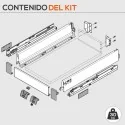 Cajón Interior Blanco 30 kg Tandembox Antaro M para cocina