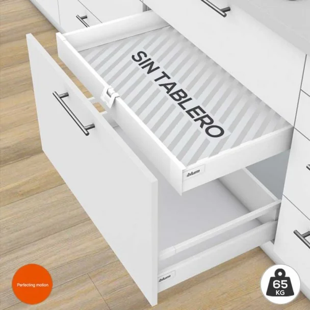 Cajón Interior Blanco 65 kg Tandembox Antaro M para cocina