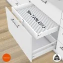 Cajón Interior Blanco 65 kg Tandembox Antaro M para cocina