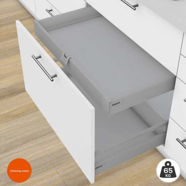 Cajón Interior Gris 65 kg Tandembox Antaro M para cocina