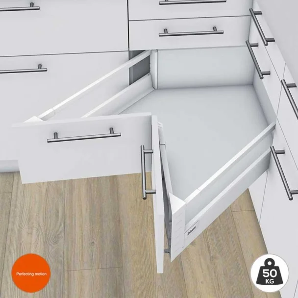 Cacerolero SPACE-CORNER 65 kg Antaro D para Mueble Rincón Cocina