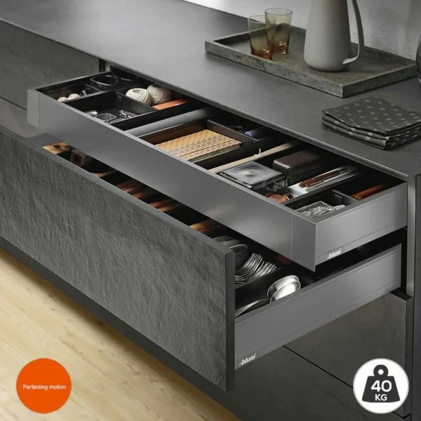 Cajón Interior Gris 40 kg Legrabox Pure M