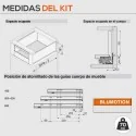 Cacerolero Interior Gris 70 kg Legrabox Pure C