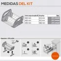 Especiero Cocina Orga-Line Blum 2 unds