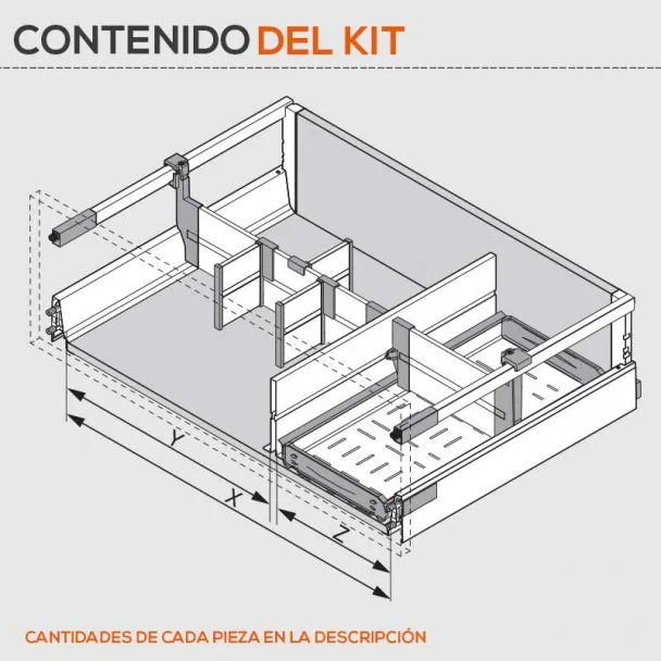 Kit Organizador C ORGA-LINE para Caceroleros de Cocina