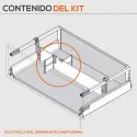 Separador Longitudinal ORGA-LINE para Caceroleros de Cocina Blum