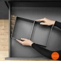 Marco Divisor AMBIA-LINE de Acero para Cacerolero de Cocina LEGRABOX