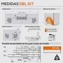 Guías 50 kg TIP-ON para Cajones y Caceroleros Tandembox Antaro