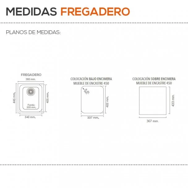 Fregadero Sintético 1 Seno Poalgi 162 GANDÍA 35