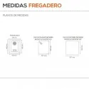 Fregadero Sintético 1 Seno Poalgi 162 GANDÍA 35
