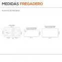 Fregadero Sintético 2 Senos Poalgi SHIRA 505