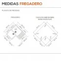Fregadero Sintético 2 Senos Poalgi 118 JADE